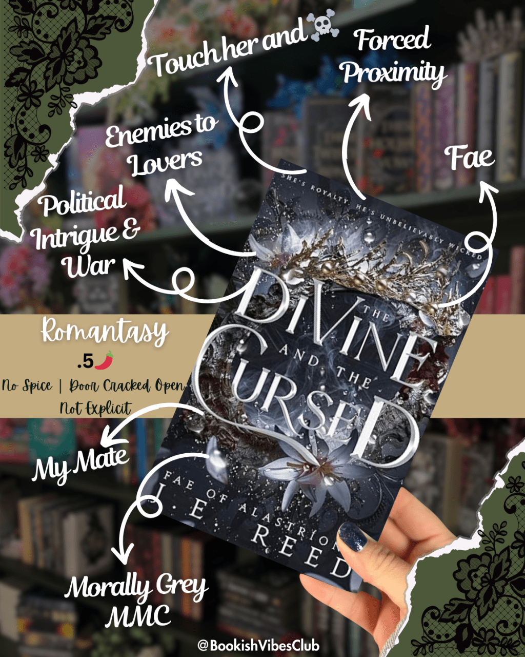 The Divine and the Cursed by JE&nbsp;Reed