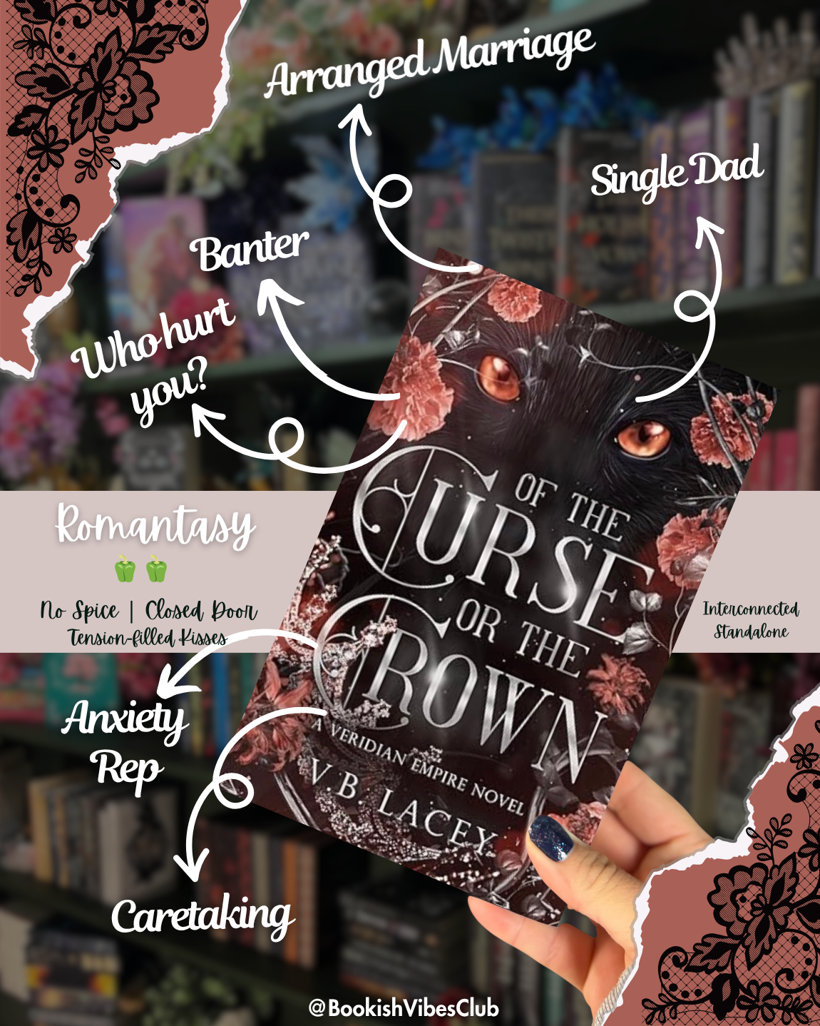 Of the Curse or the Crown by VB Lacey
